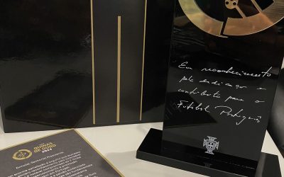 A União Sambrasense foi agraciada pela Federação Portuguesa de Futebol com a distinção «Quinas de Ouro 2024»